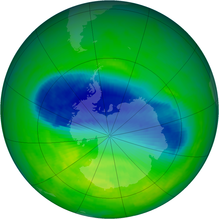 Ozone Map 1991-11-14